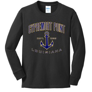 Cypremort Point La Kids Long Sleeve Shirt