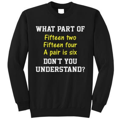 Cribbage Player Lover Joke Card Game Cribbage Sweatshirt