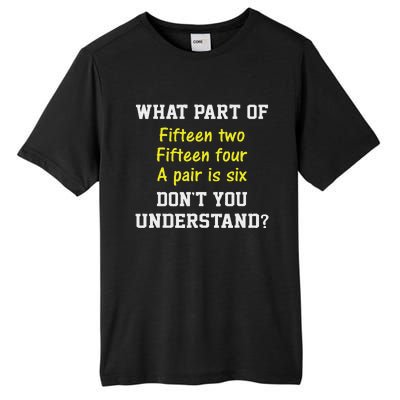 Cribbage Player Lover Joke Card Game Cribbage Tall Fusion ChromaSoft Performance T-Shirt