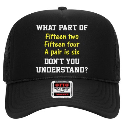 Cribbage Player Lover Joke Card Game Cribbage Trucker Hat
