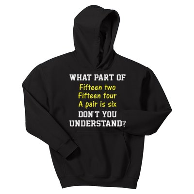 Cribbage Player Lover Joke Card Game Cribbage Kids Hoodie