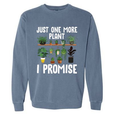 Cool Plant Lover Art For Women Garden Florist Gardening Garment-Dyed Sweatshirt