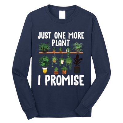 Cool Plant Lover Art For Women Garden Florist Gardening Long Sleeve Shirt