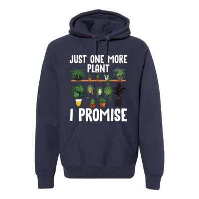 Cool Plant Lover Art For Women Garden Florist Gardening Premium Hoodie