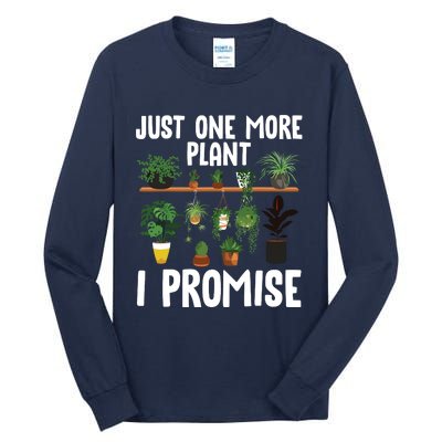 Cool Plant Lover Art For Women Garden Florist Gardening Tall Long Sleeve T-Shirt