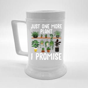 Cool Plant Lover Art For Women Garden Florist Gardening Beer Stein