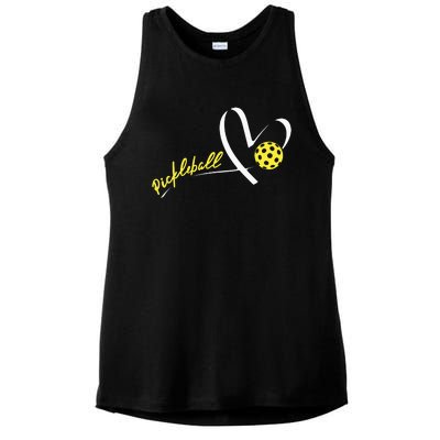 Cute Pickleball Lovers Funny Pickleball Players Gifts Ladies PosiCharge Tri-Blend Wicking Tank