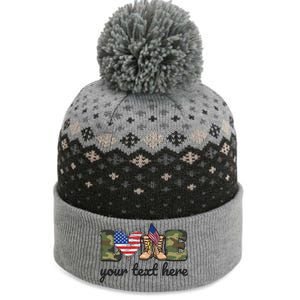 Custom Personalized Love Military The Baniff Cuffed Pom Beanie