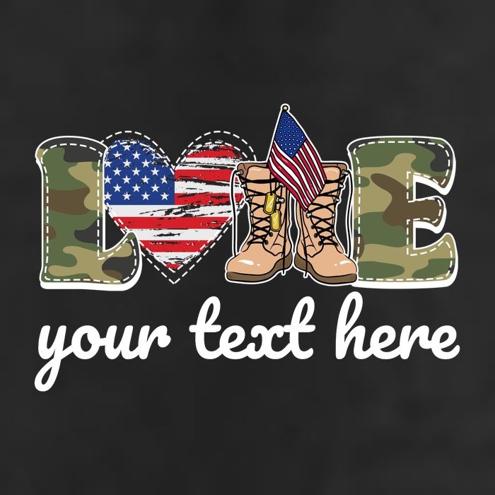 Custom Personalized Love Military 11oz C Handle Ceramic Mug