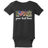 Custom Personalized Love Military Baby Bodysuit