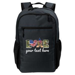 Custom Personalized Love Military Daily Commute Backpack