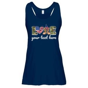 Custom Personalized Love Military Ladies Essential Flowy Tank