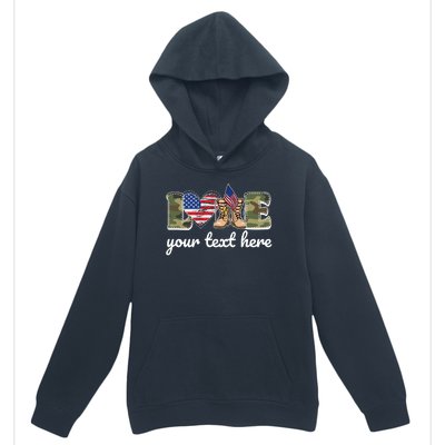 Custom Personalized Love Military Urban Pullover Hoodie