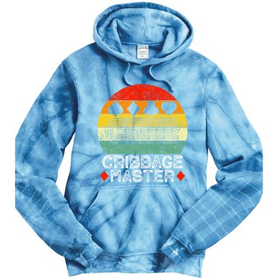 Cribbage Players Lovers Cribbage Board Game Fans Tie Dye Hoodie