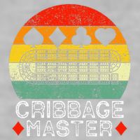 Cribbage Players Lovers Cribbage Board Game Fans Ladies PosiCharge Tri-Blend Wicking Tank