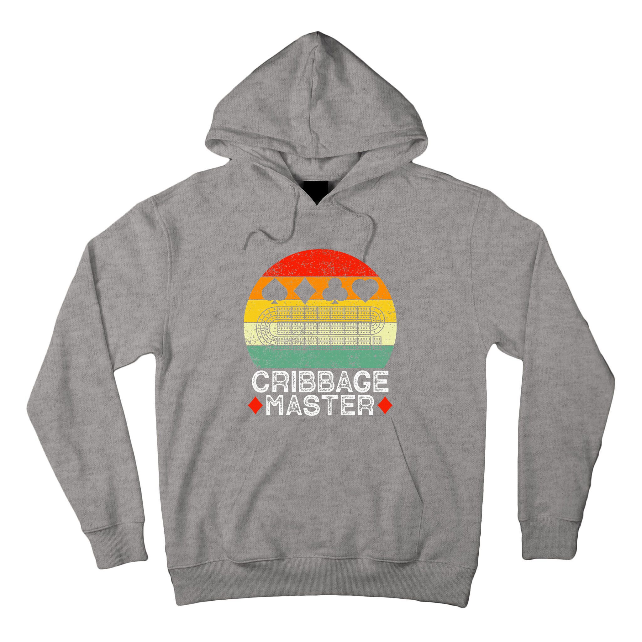 Cribbage Players Lovers Cribbage Board Game Fans Tall Hoodie