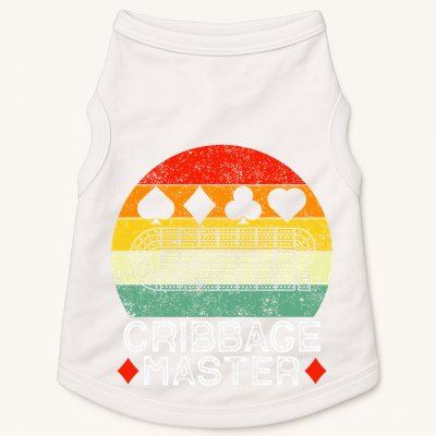 Cribbage Players Lovers Cribbage Board Game Fans Doggie Tank