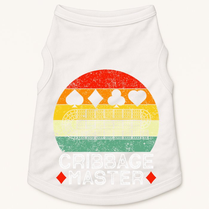 Cribbage Players Lovers Cribbage Board Game Fans Doggie Tank