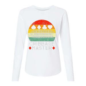 Cribbage Players Lovers Cribbage Board Game Fans Womens Cotton Relaxed Long Sleeve T-Shirt