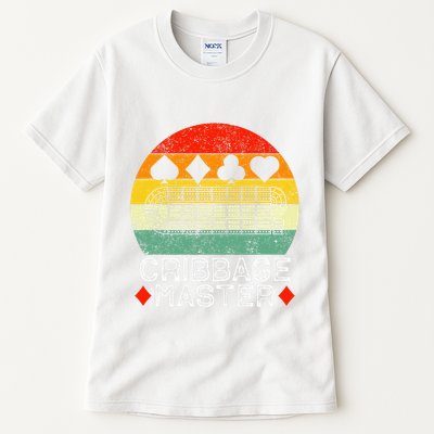 Cribbage Players Lovers Cribbage Board Game Fans Tall T-Shirt