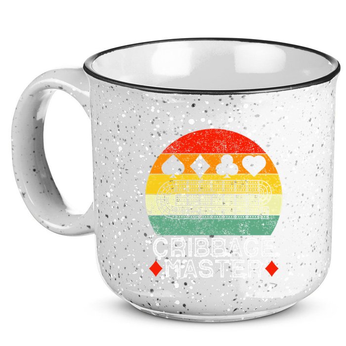 Cribbage Players Lovers Cribbage Board Game Fans 15oz Campfire Ceramic Mug