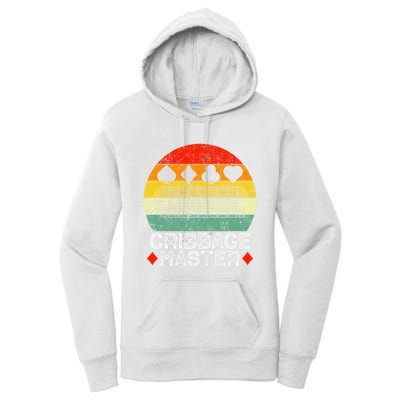 Cribbage Players Lovers Cribbage Board Game Fans Women's Pullover Hoodie