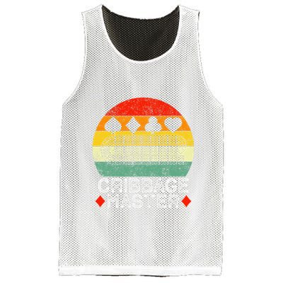 Cribbage Players Lovers Cribbage Board Game Fans Mesh Reversible Basketball Jersey Tank