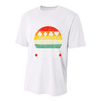 Cribbage Players Lovers Cribbage Board Game Fans Youth Performance Sprint T-Shirt