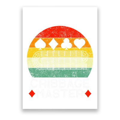 Cribbage Players Lovers Cribbage Board Game Fans Poster