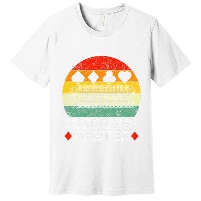 Cribbage Players Lovers Cribbage Board Game Fans Premium T-Shirt