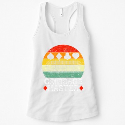 Cribbage Players Lovers Cribbage Board Game Fans Womens Tank Top