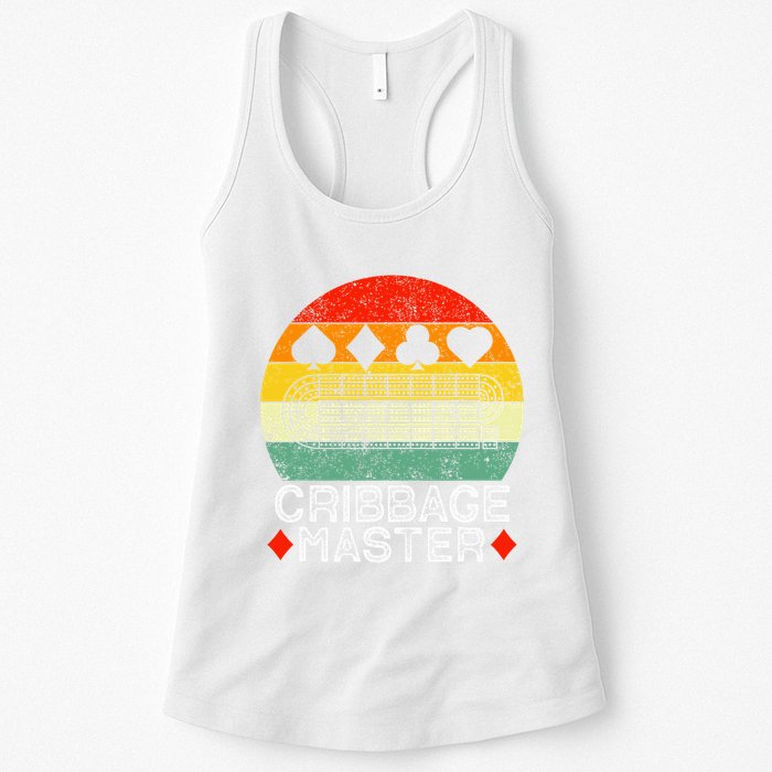 Cribbage Players Lovers Cribbage Board Game Fans Womens Tank Top