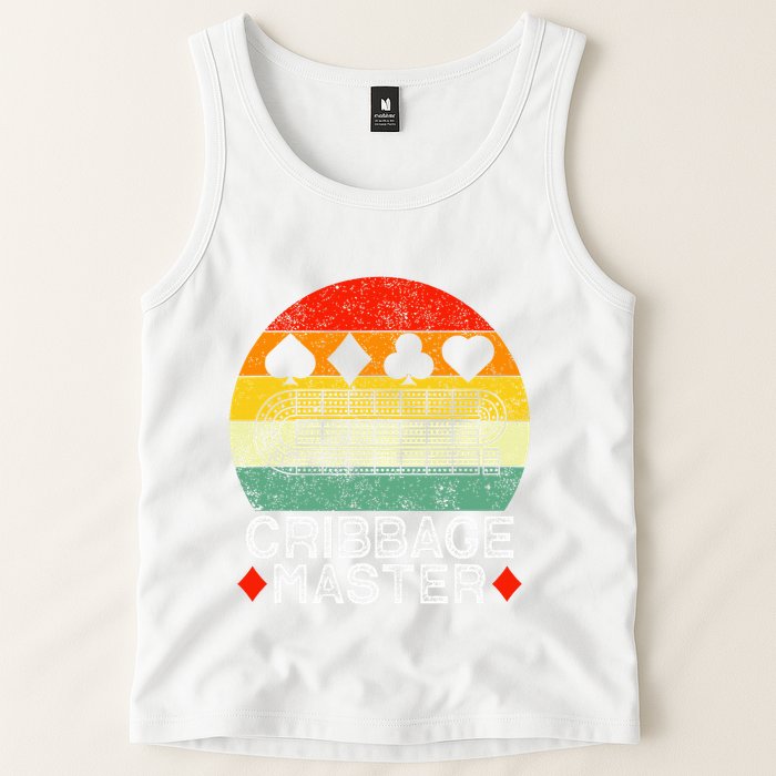Cribbage Players Lovers Cribbage Board Game Fans Tank Top
