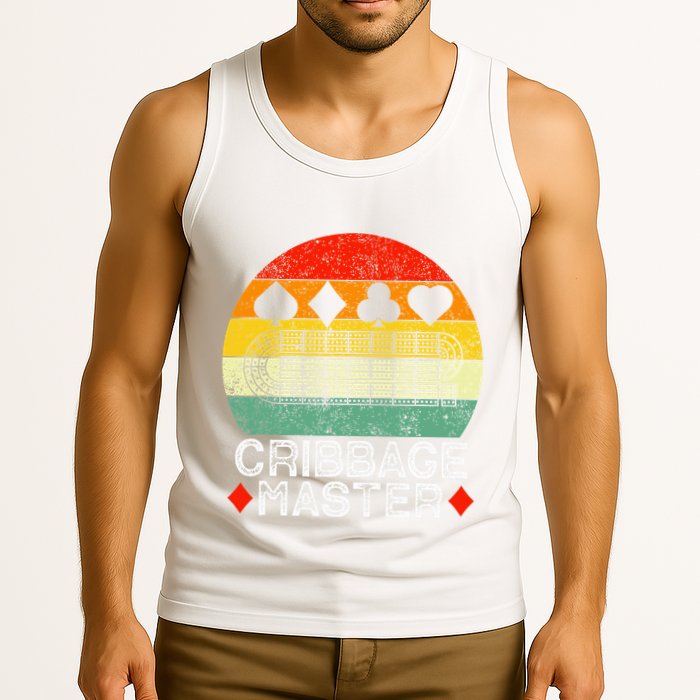 Cribbage Players Lovers Cribbage Board Game Fans Tank Top