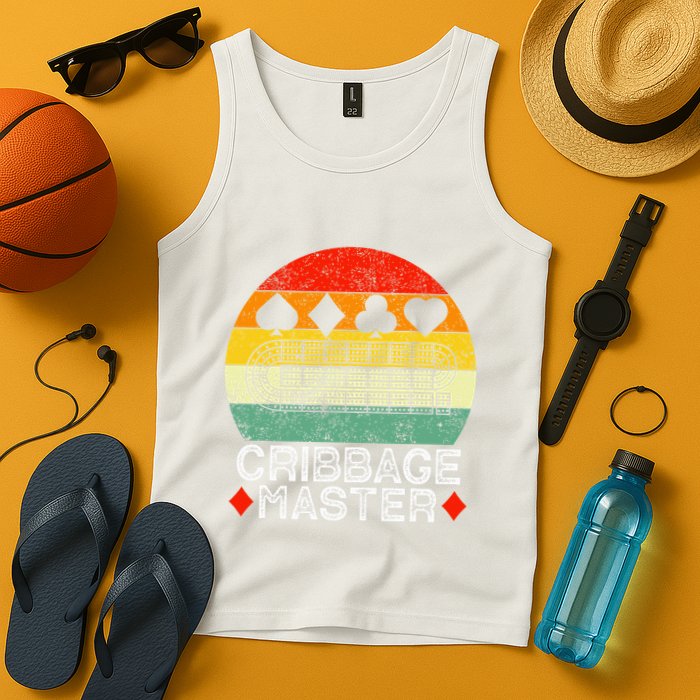 Cribbage Players Lovers Cribbage Board Game Fans Tank Top