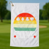 Cribbage Players Lovers Cribbage Board Game Fans Golf Towel