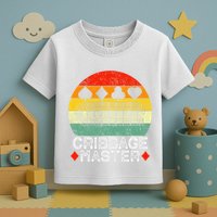 Cribbage Players Lovers Cribbage Board Game Fans Toddler T-Shirt