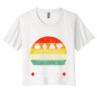 Cribbage Players Lovers Cribbage Board Game Fans Crop Top