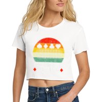 Cribbage Players Lovers Cribbage Board Game Fans Crop Top