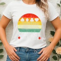 Cribbage Players Lovers Cribbage Board Game Fans Womens T-Shirt