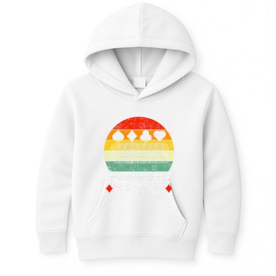 Cribbage Players Lovers Cribbage Board Game Fans Kids Hoodie