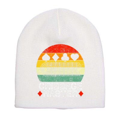 Cribbage Players Lovers Cribbage Board Game Fans Short Acrylic Beanie