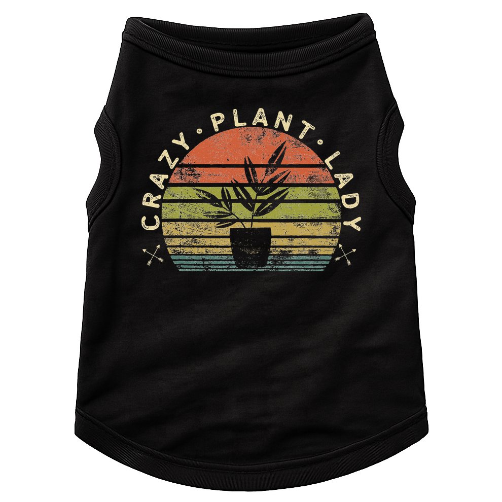Crazy Plant Lady Plant Lover Gardener Gifts Gardening Garden Doggie Tank