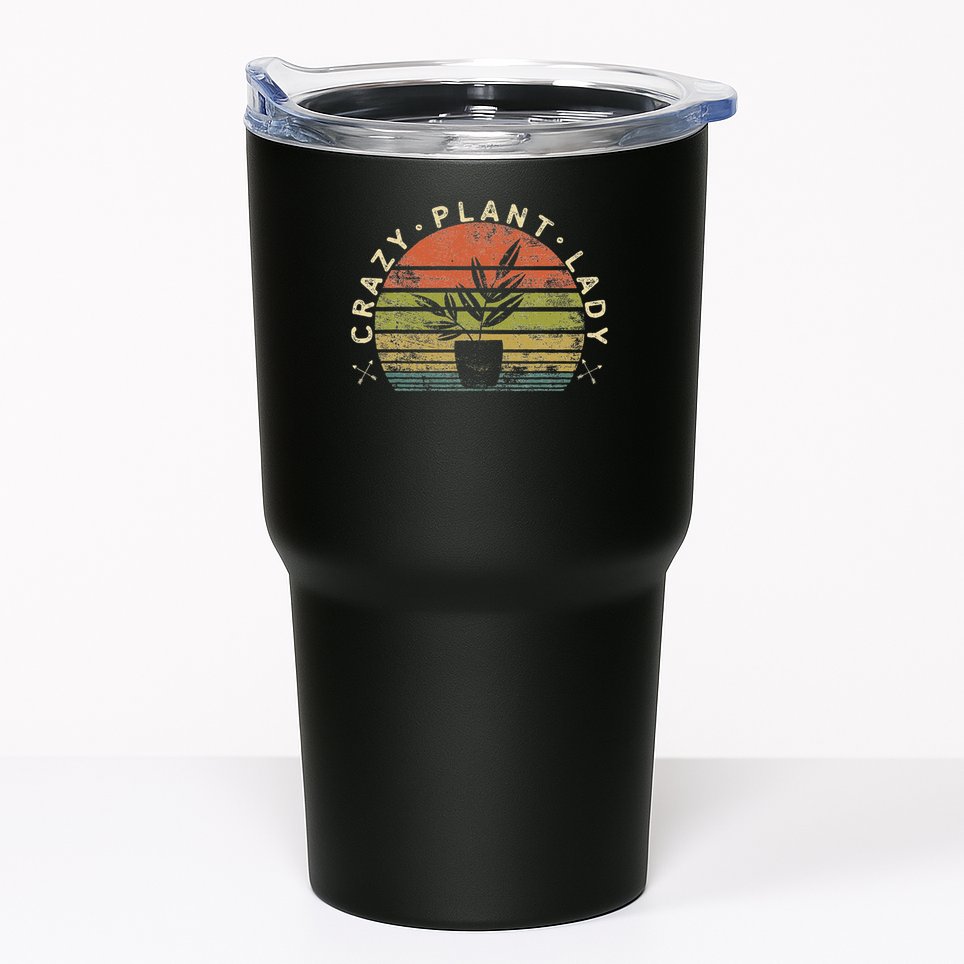 Crazy Plant Lady Plant Lover Gardener Gifts Gardening Garden Tumbler