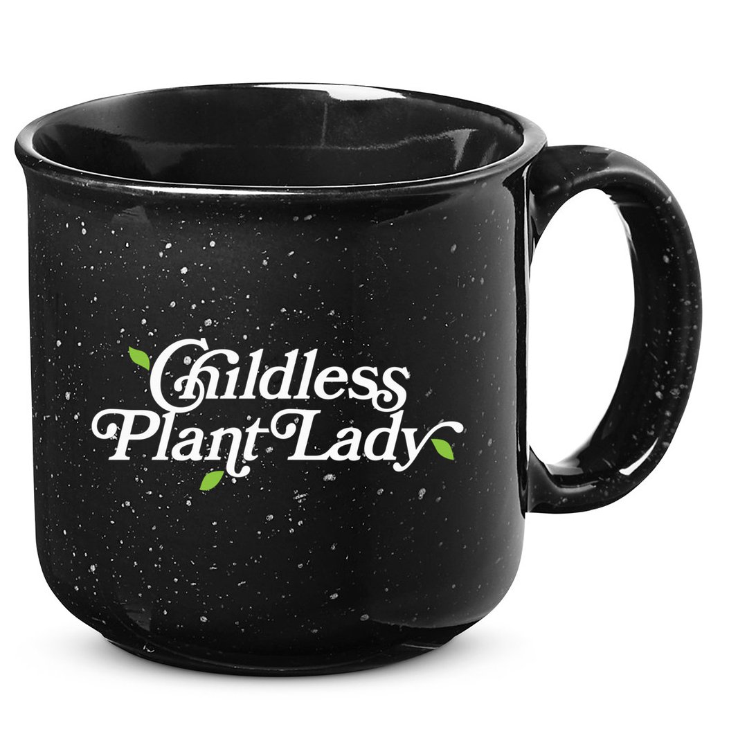 Childless Plant Lady (Childless Cat Lady Meme) Funny Kamala 2024 15oz Campfire Ceramic Mug