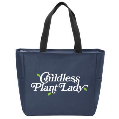 Childless Plant Lady (Childless Cat Lady Meme) Funny Kamala 2024 Zip Tote Bag