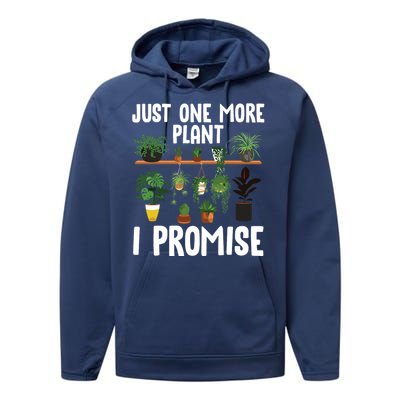 Cool Plant Lover Art For Women Garden Florist Gardening Performance Fleece Hoodie