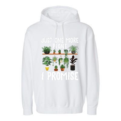 Cool Plant Lover Art For Women Garden Florist Gardening Garment-Dyed Fleece Hoodie