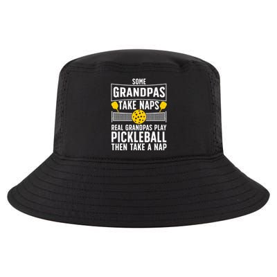 Cool Pickleball Men Grandpa Paddle Sport Pickleball Player Cool Comfort Performance Bucket Hat