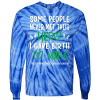 Cerebral Palsy Mom Cerebral Palsy Warrior Cp Fighter Meaningful Gift Tie-Dye Long Sleeve Shirt